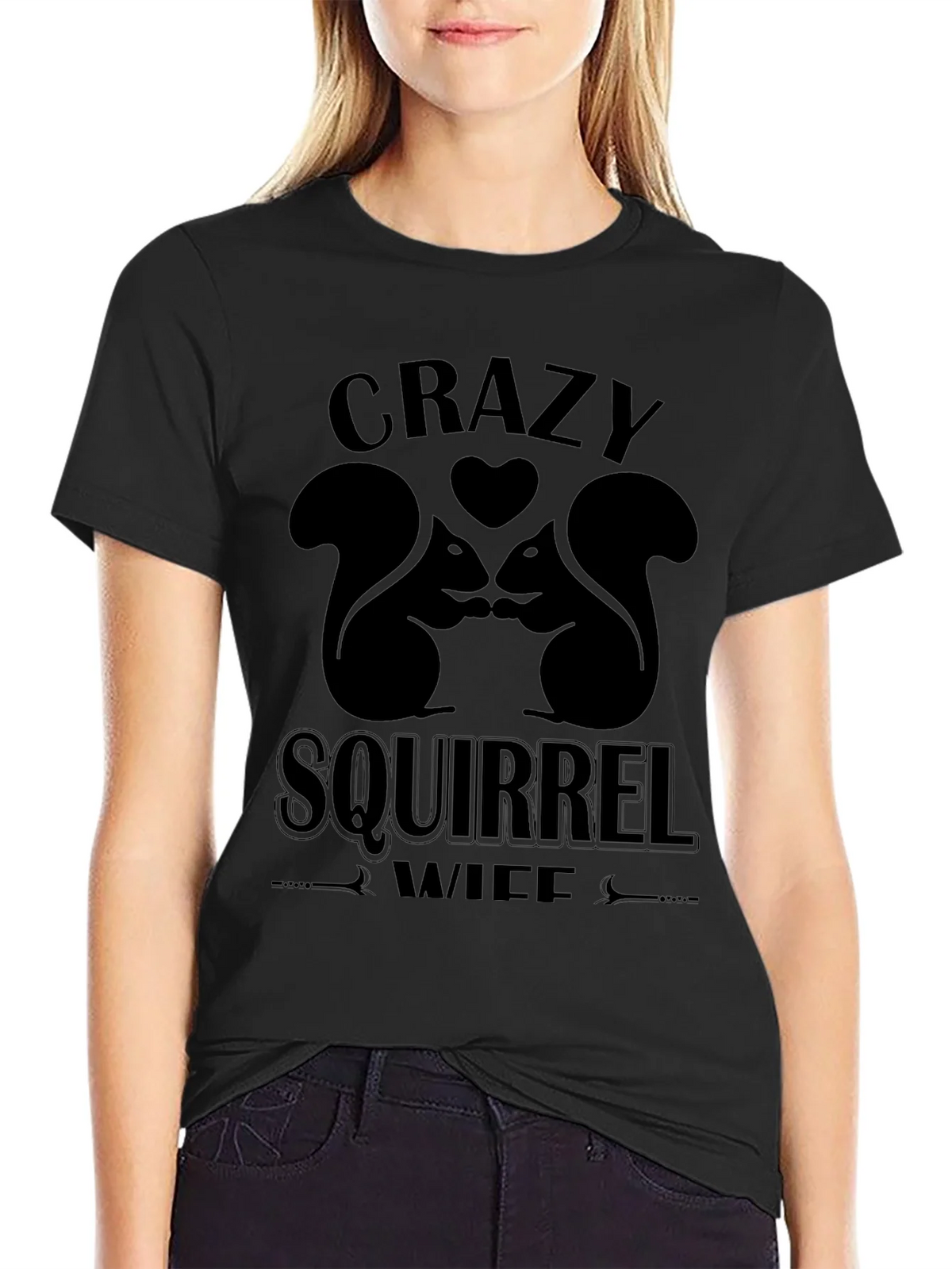 Crazy Squirrel Wife T-Shirt product image 2