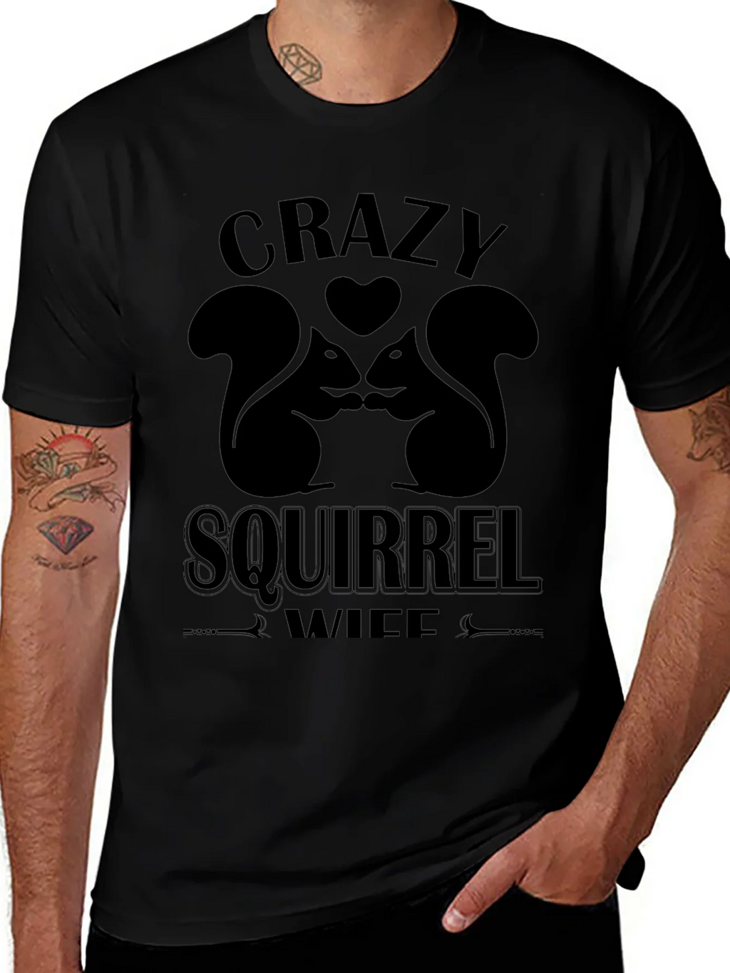 Crazy Squirrel Wife T-Shirt product image 1
