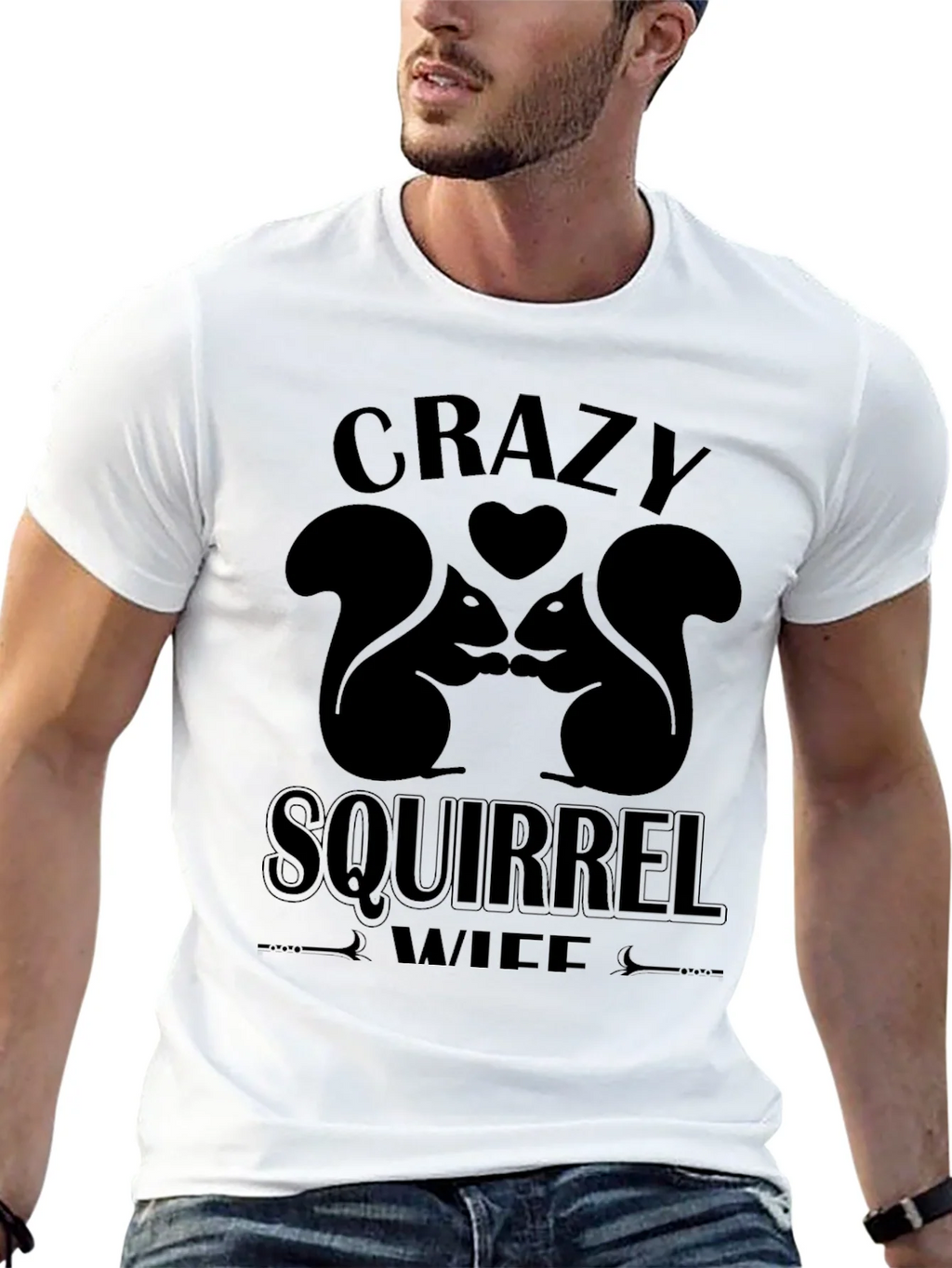 Crazy Squirrel Wife T-Shirt product image 12