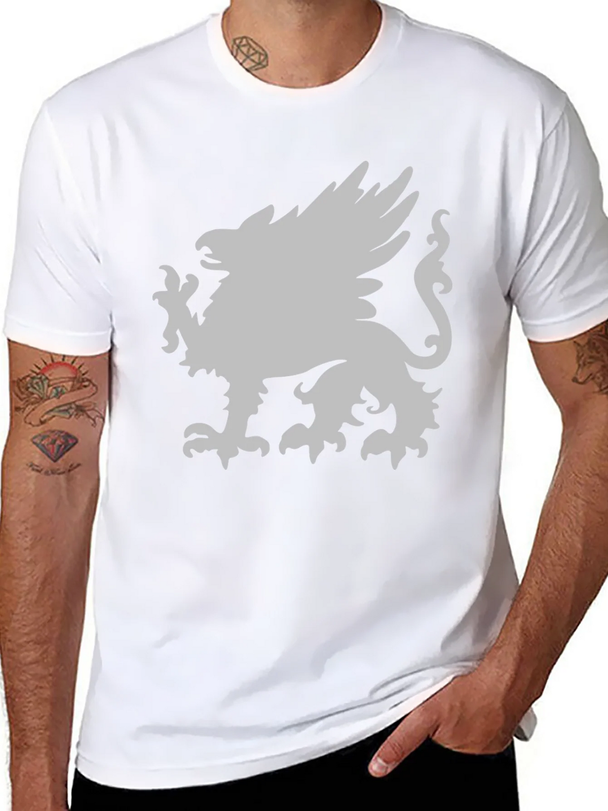Griffin Graphic Tee - Classic Black product image 7