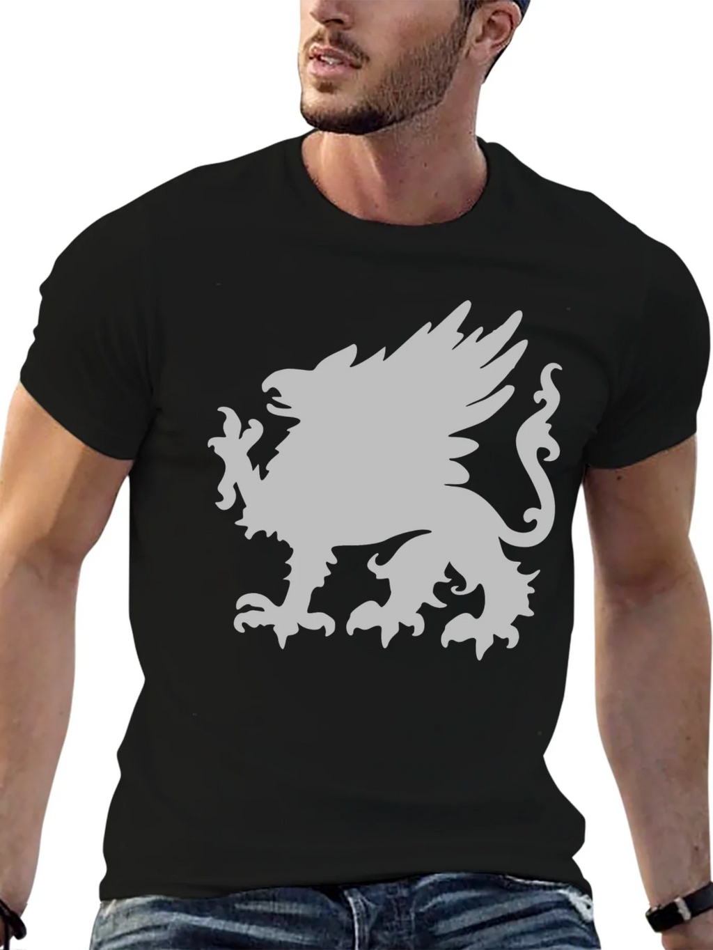 Griffin Graphic Tee - Classic Black product image 6