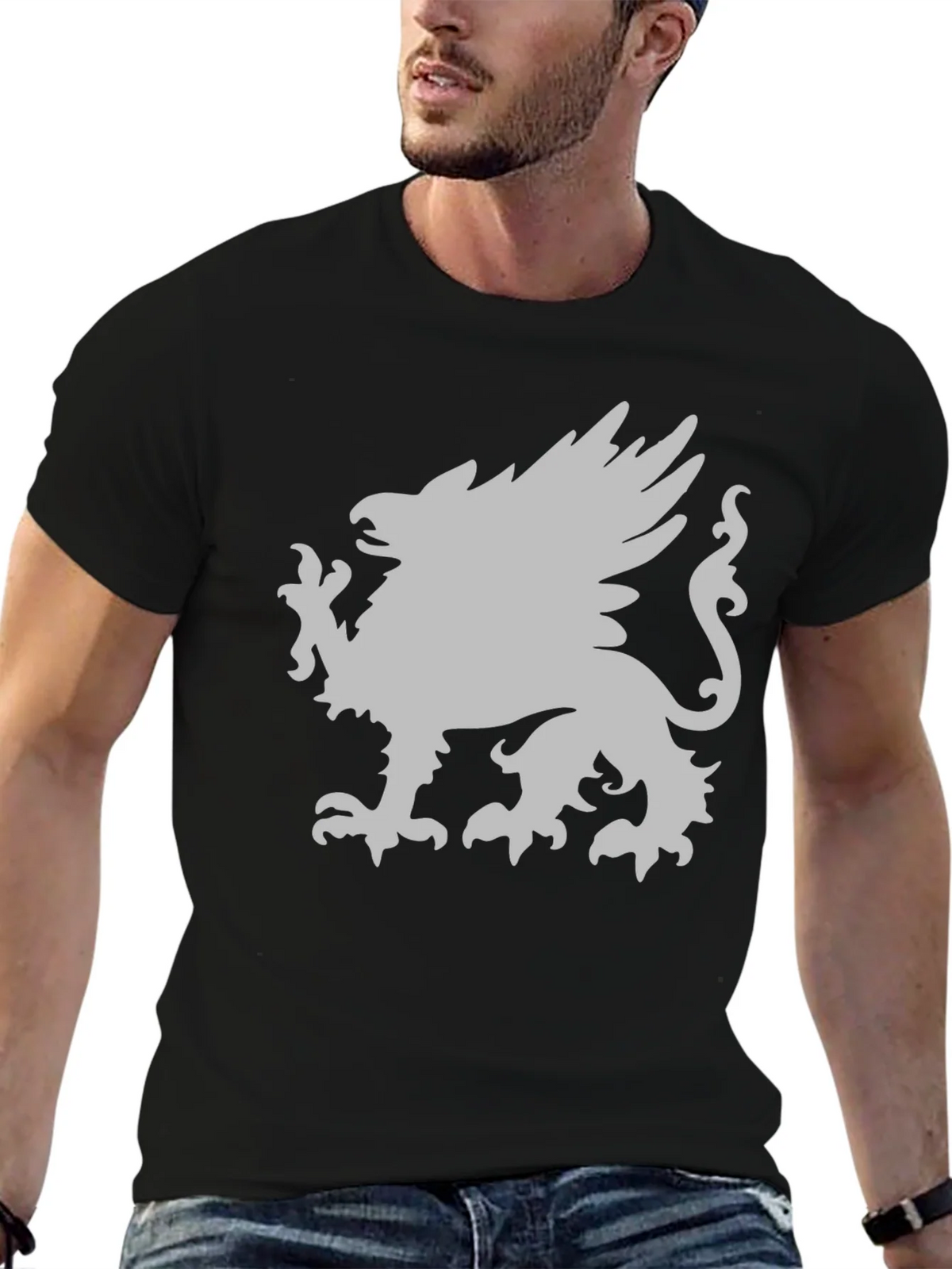 Griffin Graphic Tee - Classic Black product image 6