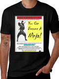 Become A Ninja! Novelty Graphic T-Shirt product image 1