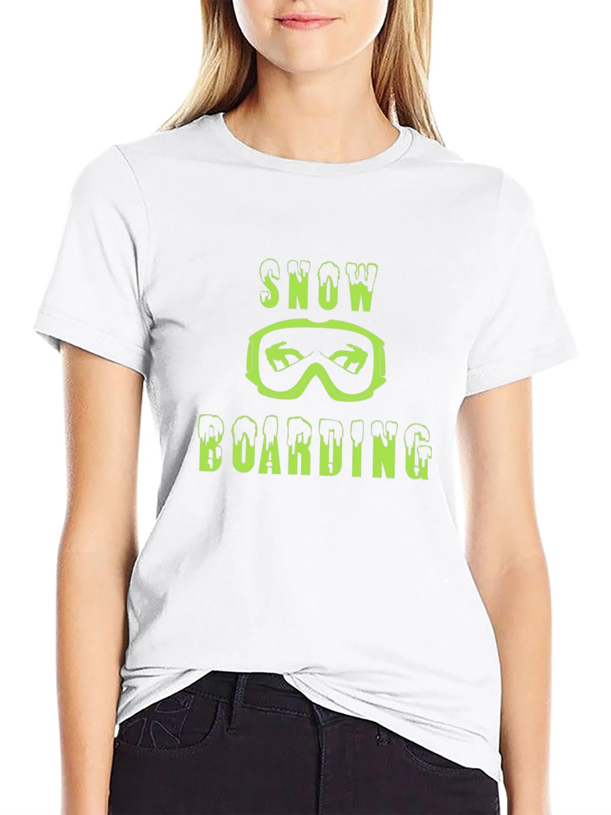 Snowboarding Graphic Tee - Black product image 4