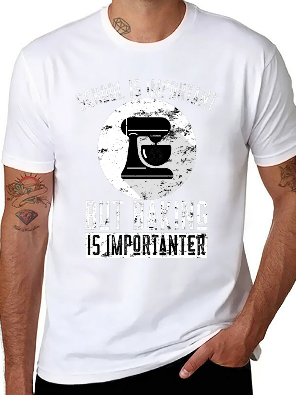 Baking Lover T-Shirt: School vs Funny Tee product image 7
