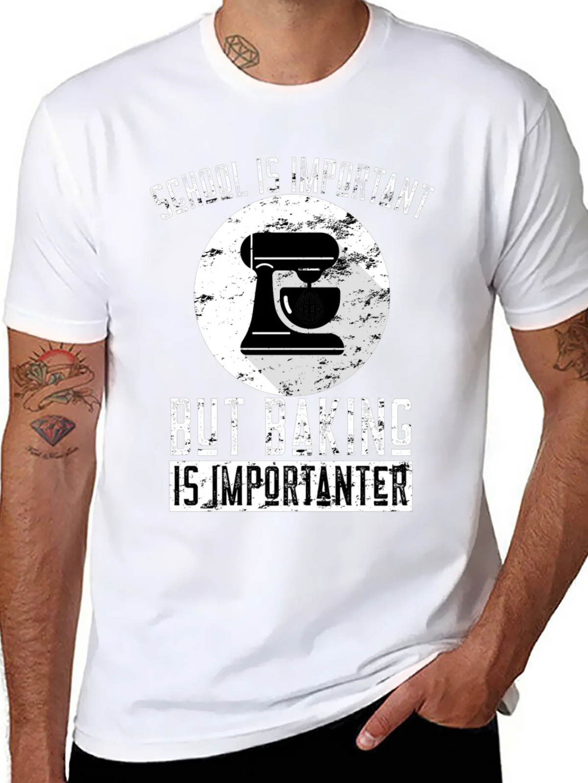 Baking Lover T-Shirt: School vs Funny Tee product image 7