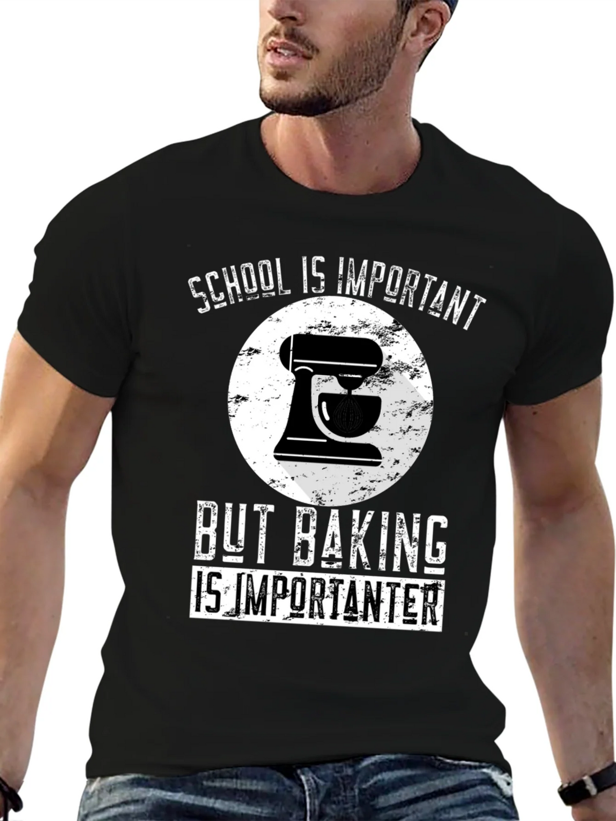 Baking Lover T-Shirt: School vs Funny Tee product image 6