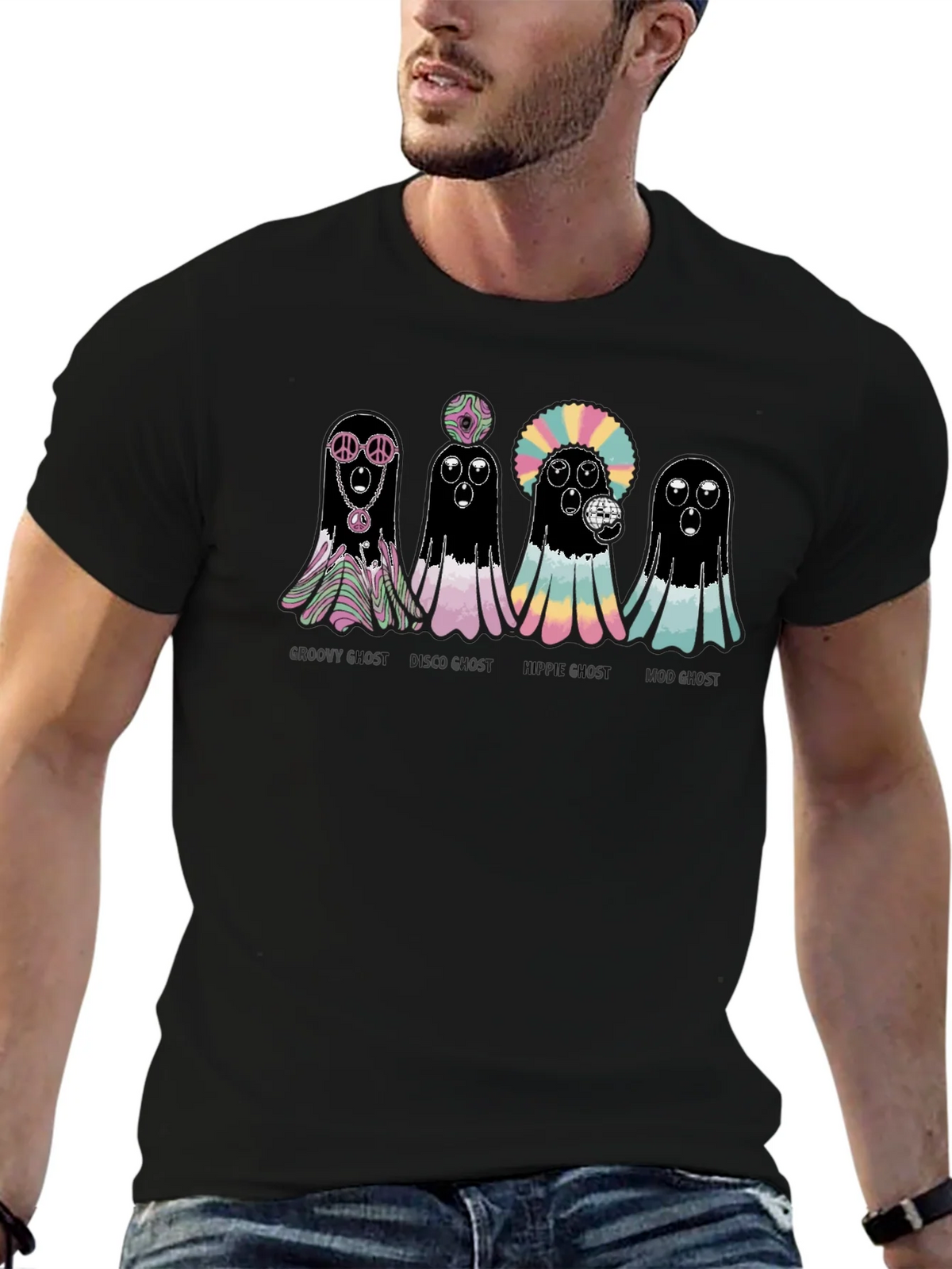 Groovy Ghost T-Shirt - Halloween Fun product image 6