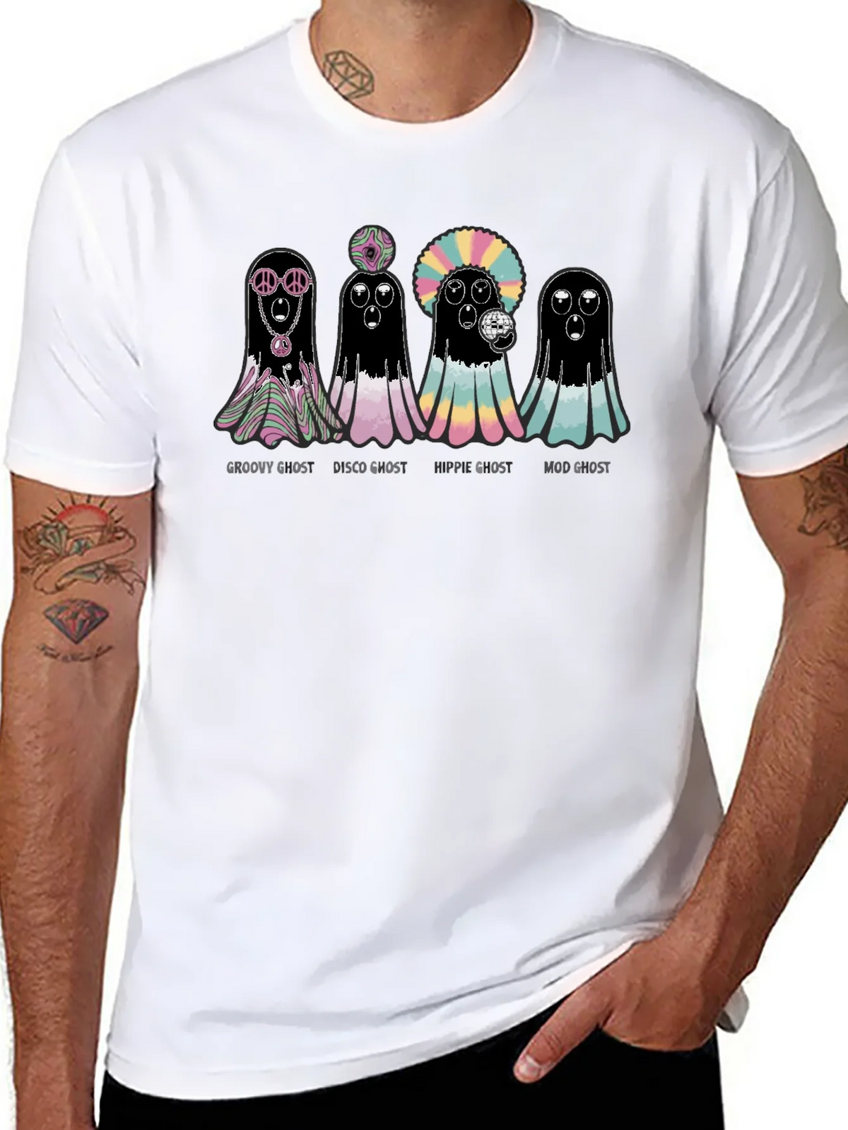 Groovy Ghost T-Shirt - Halloween Fun product image 7