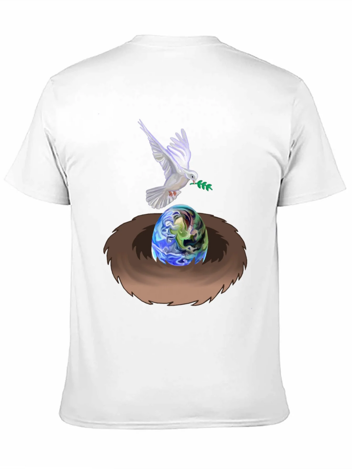 Dove Peace Nest Earth Graphic Tee product image 8