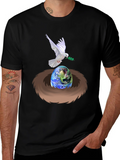 Dove Peace Nest Earth Graphic Tee product image 1