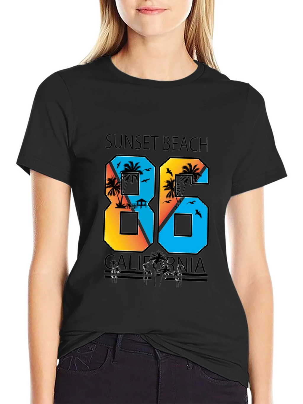 Sunset Beach California T-Shirt product image 2
