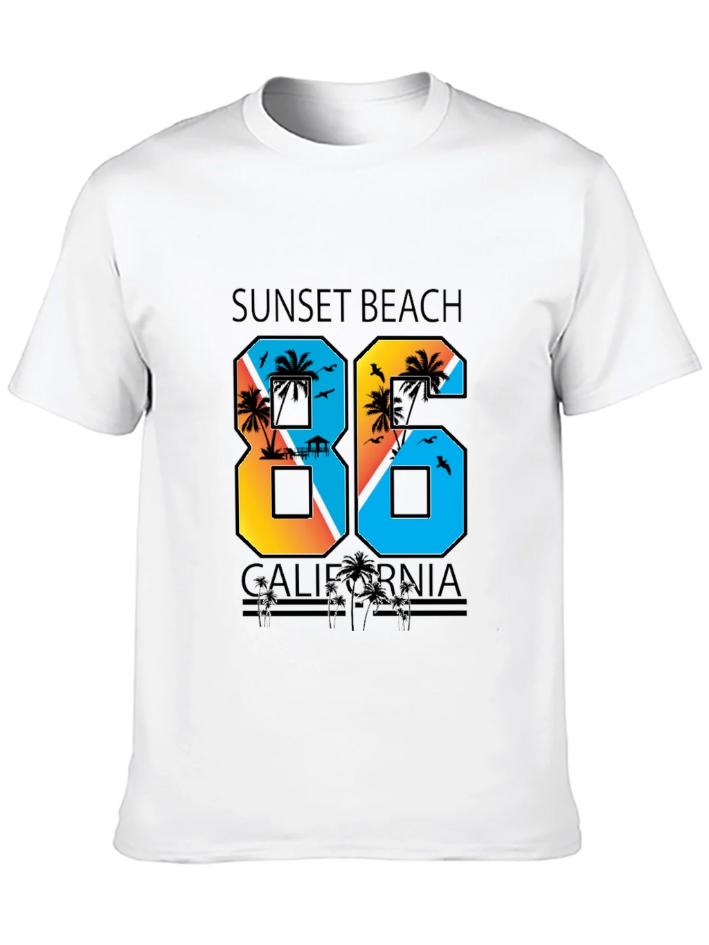 Sunset Beach California T-Shirt product image 9