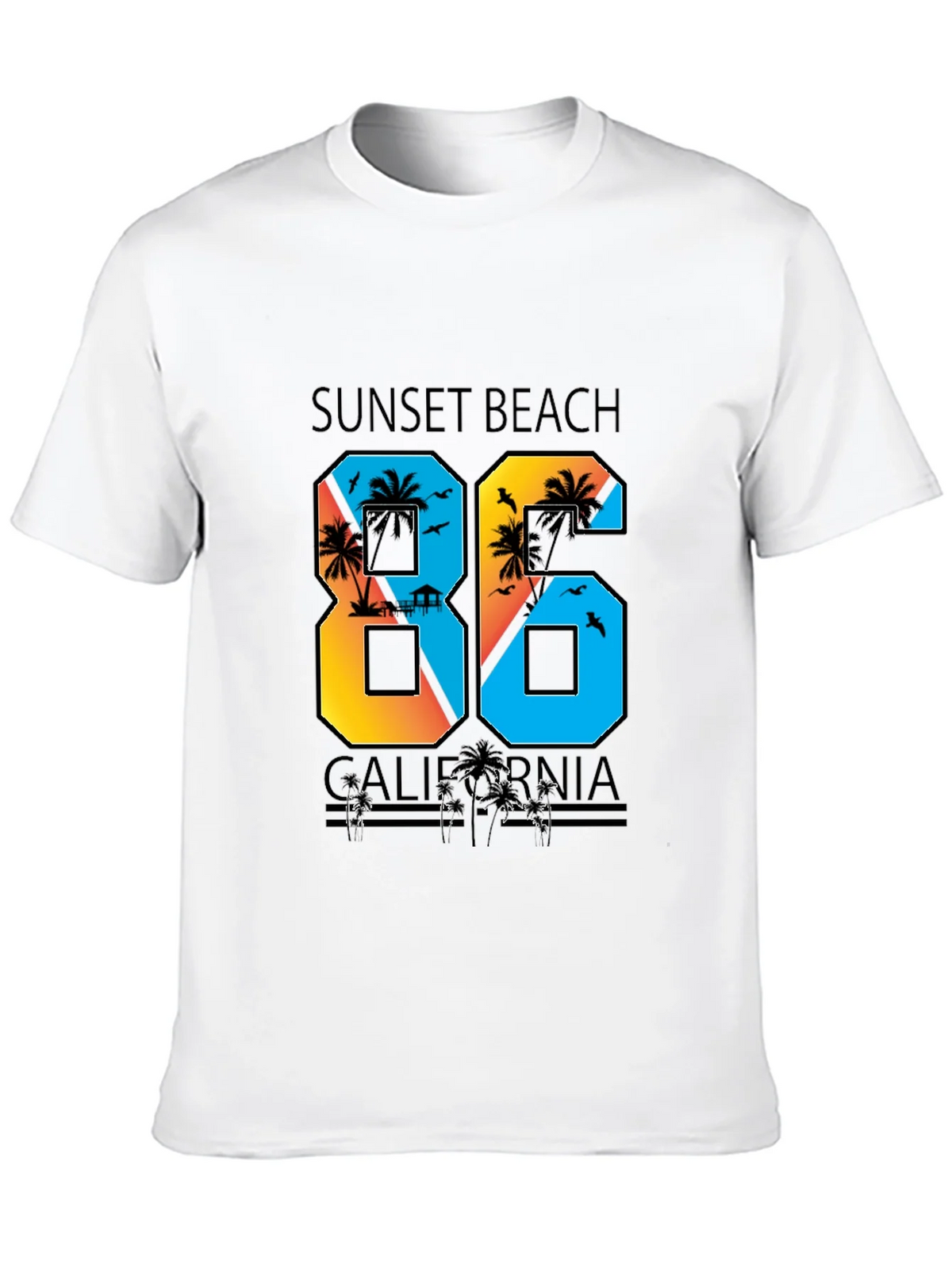 Sunset Beach California T-Shirt product image 9