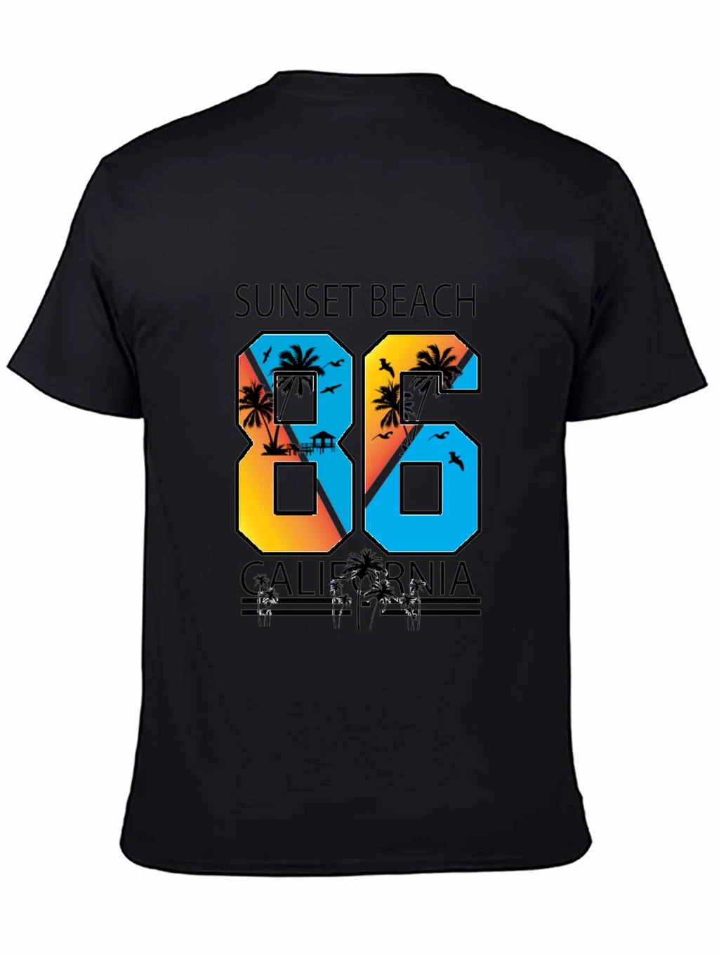 Sunset Beach California T-Shirt product image 4