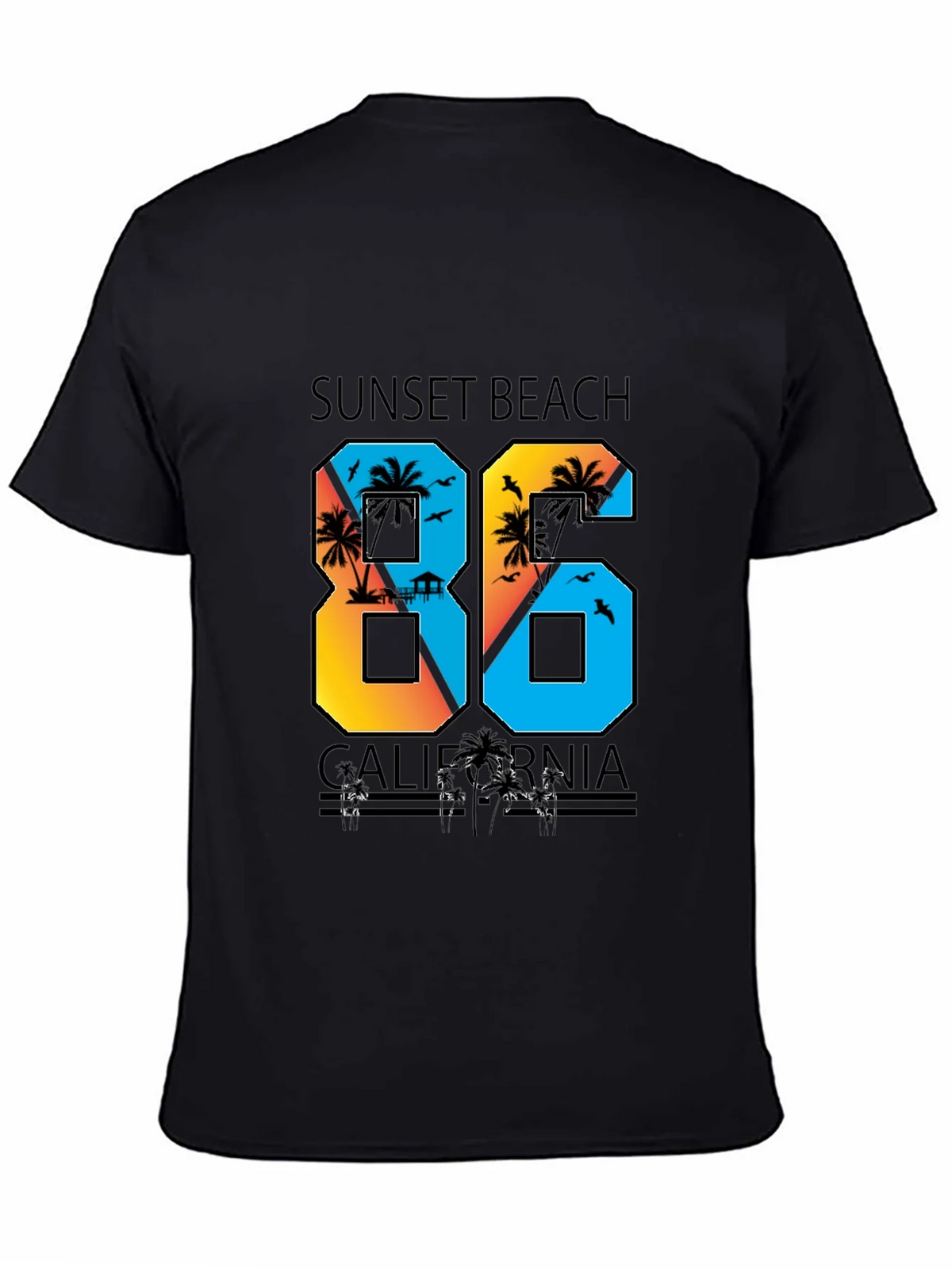 Sunset Beach California T-Shirt product image 4