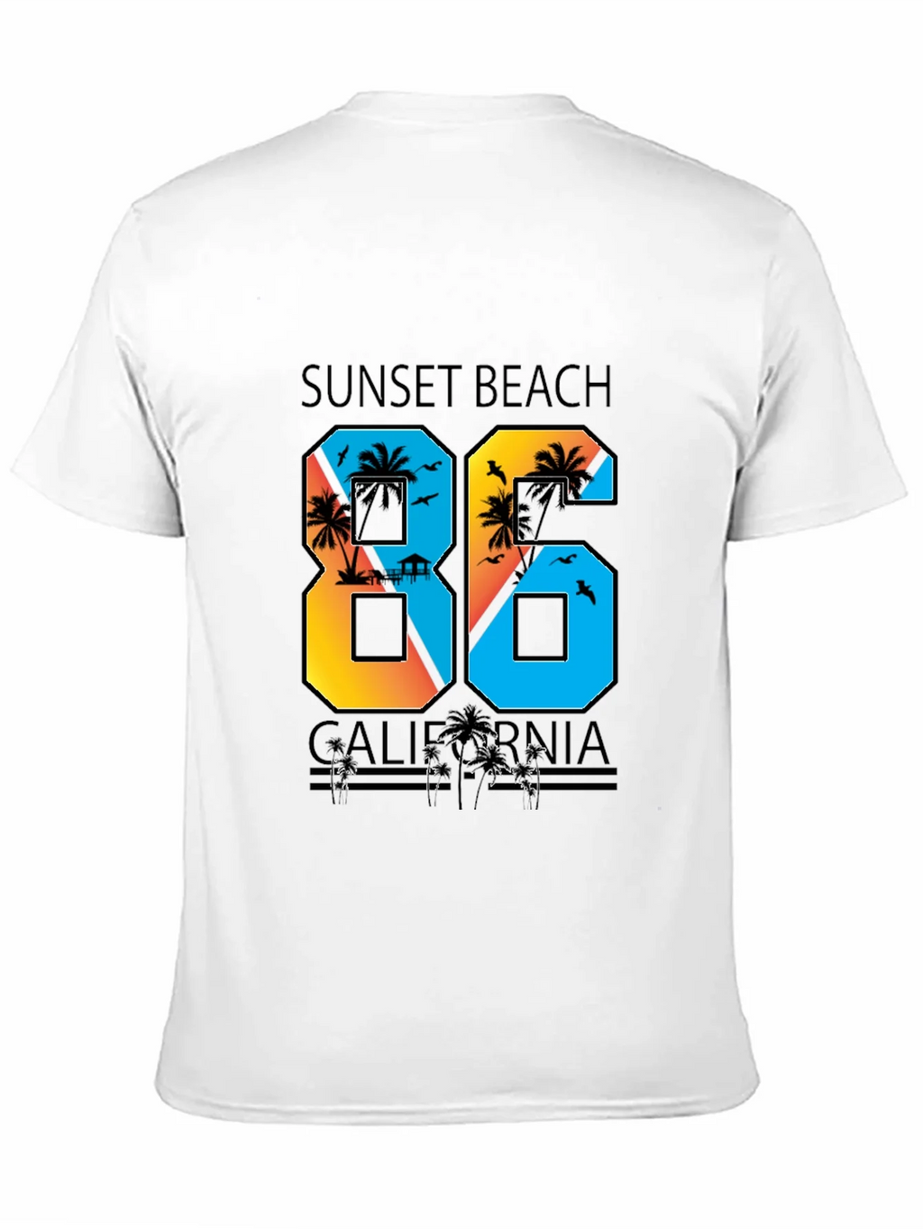 Sunset Beach California T-Shirt product image 10
