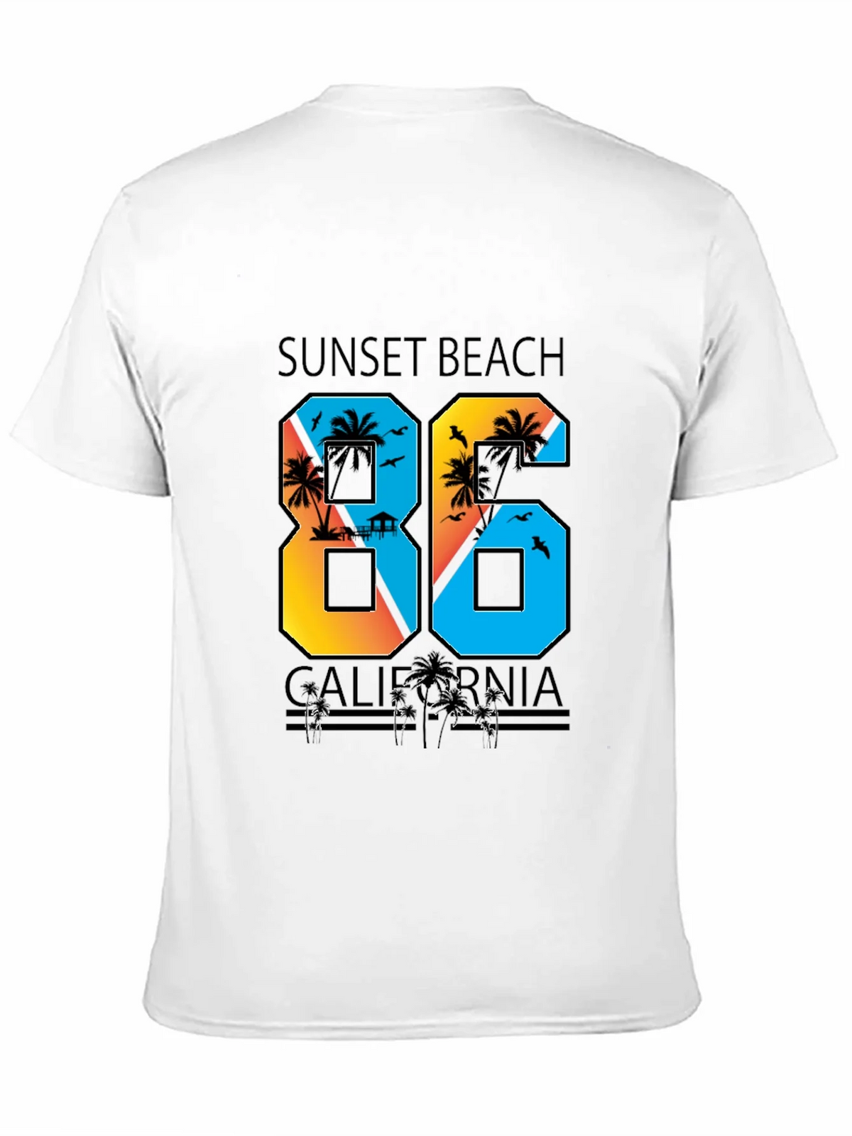 Sunset Beach California T-Shirt product image 10