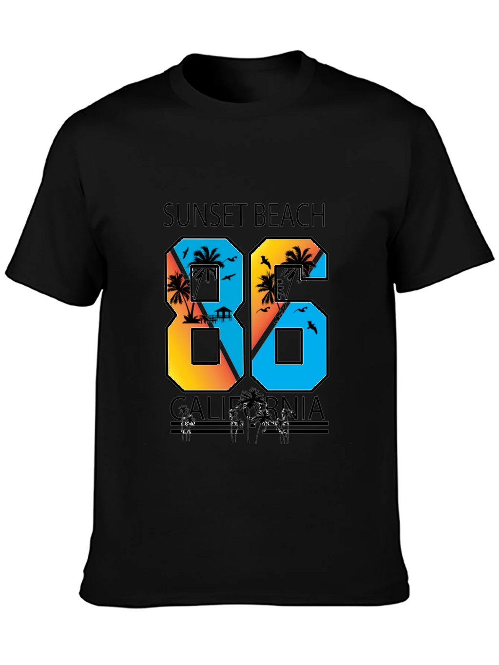 Sunset Beach California T-Shirt product image 3