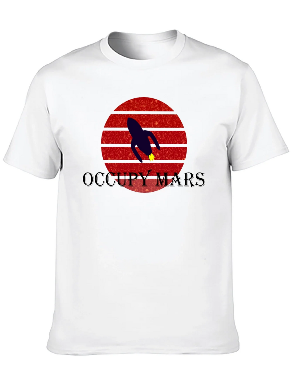 Occupy Mars T-Shirt - Retro Rocket Design product image 7