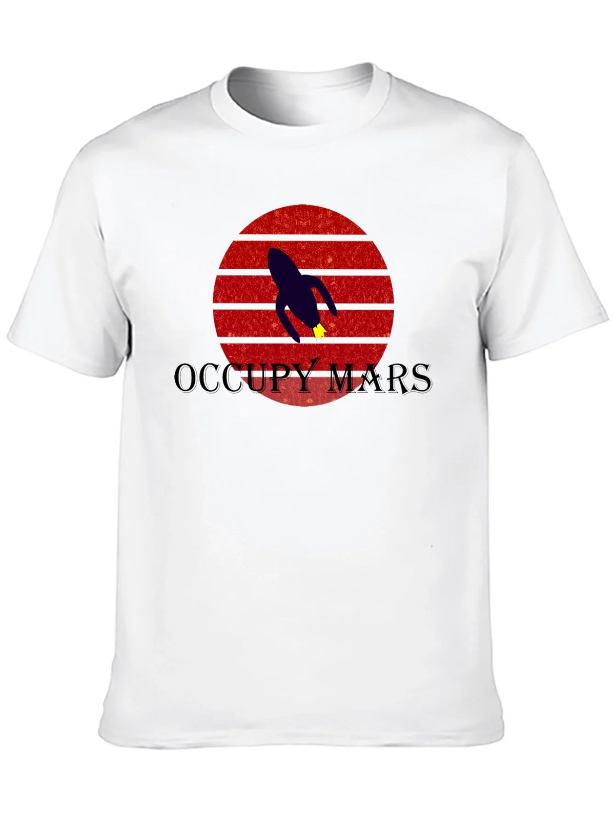 Occupy Mars T-Shirt - Retro Rocket Design product image 7