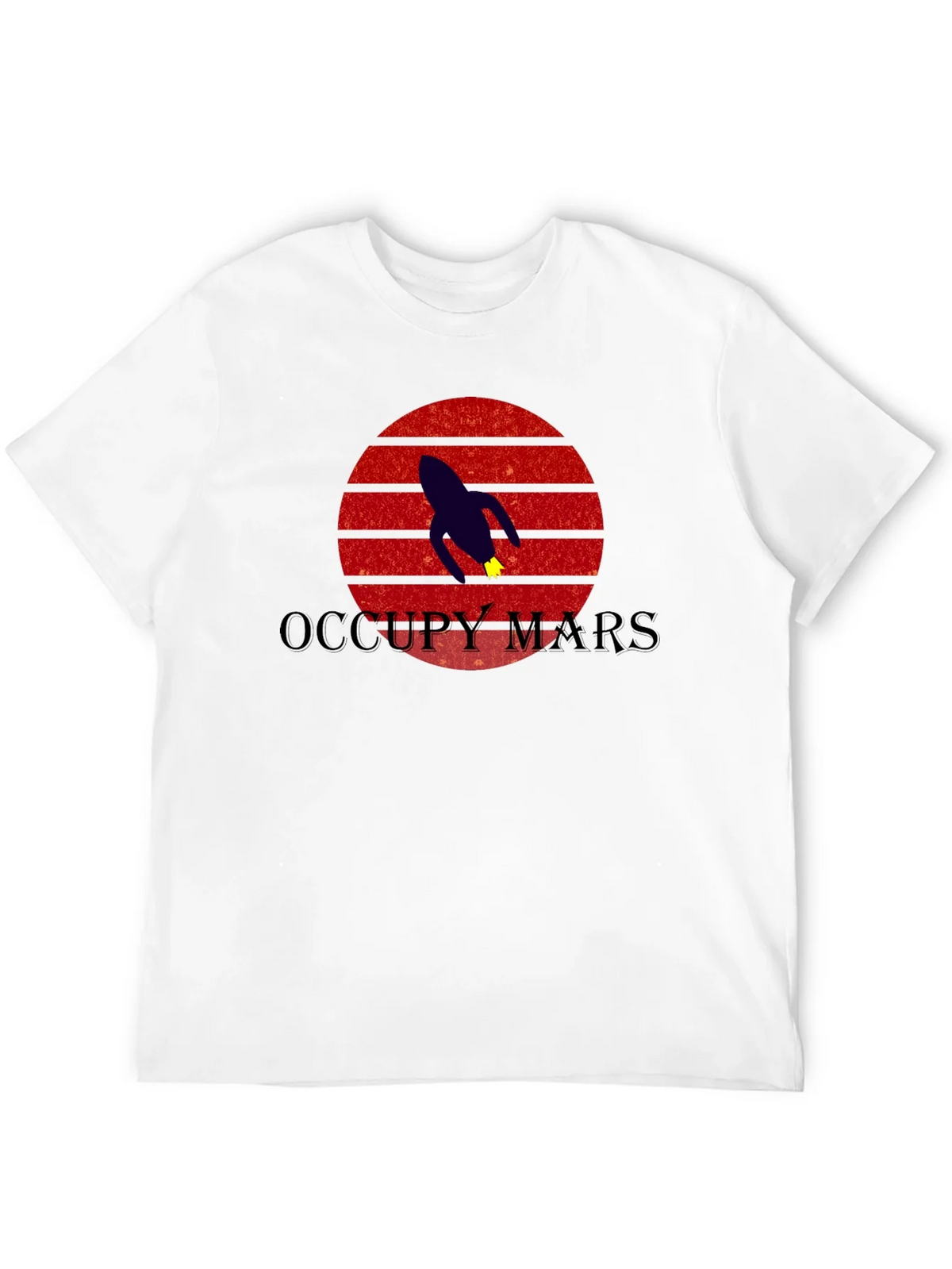 Occupy Mars T-Shirt - Retro Rocket Design product image 8