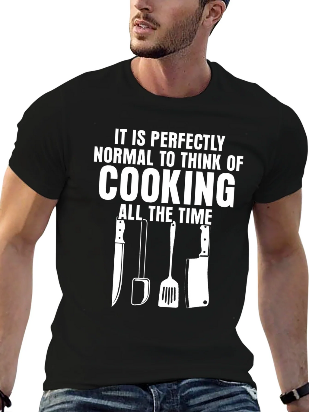 Cooking T-Shirt - Perfectly Normal Chef Tee product image 6