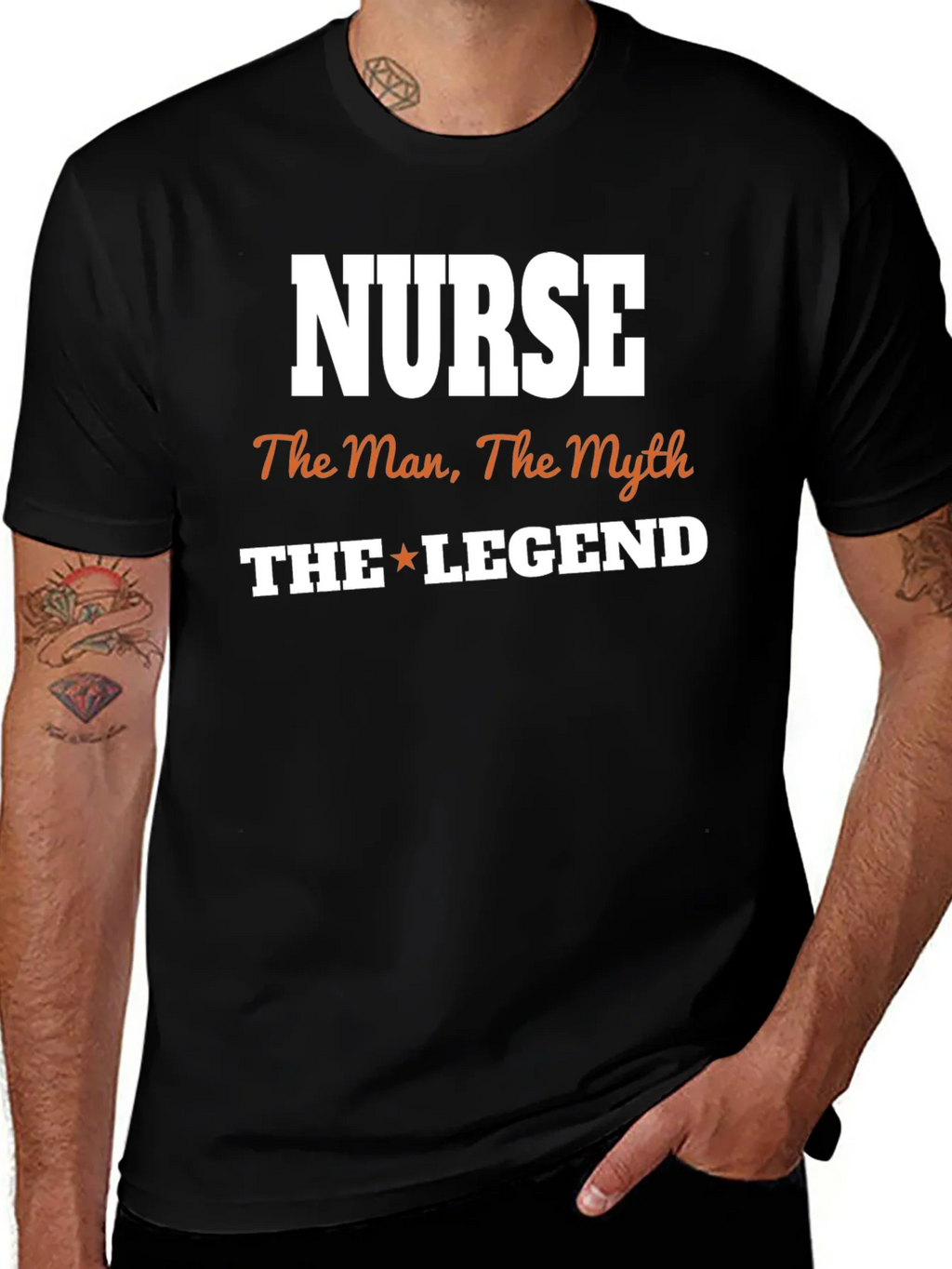 Nurse The Man Myth Legend T-Shirt product image 1