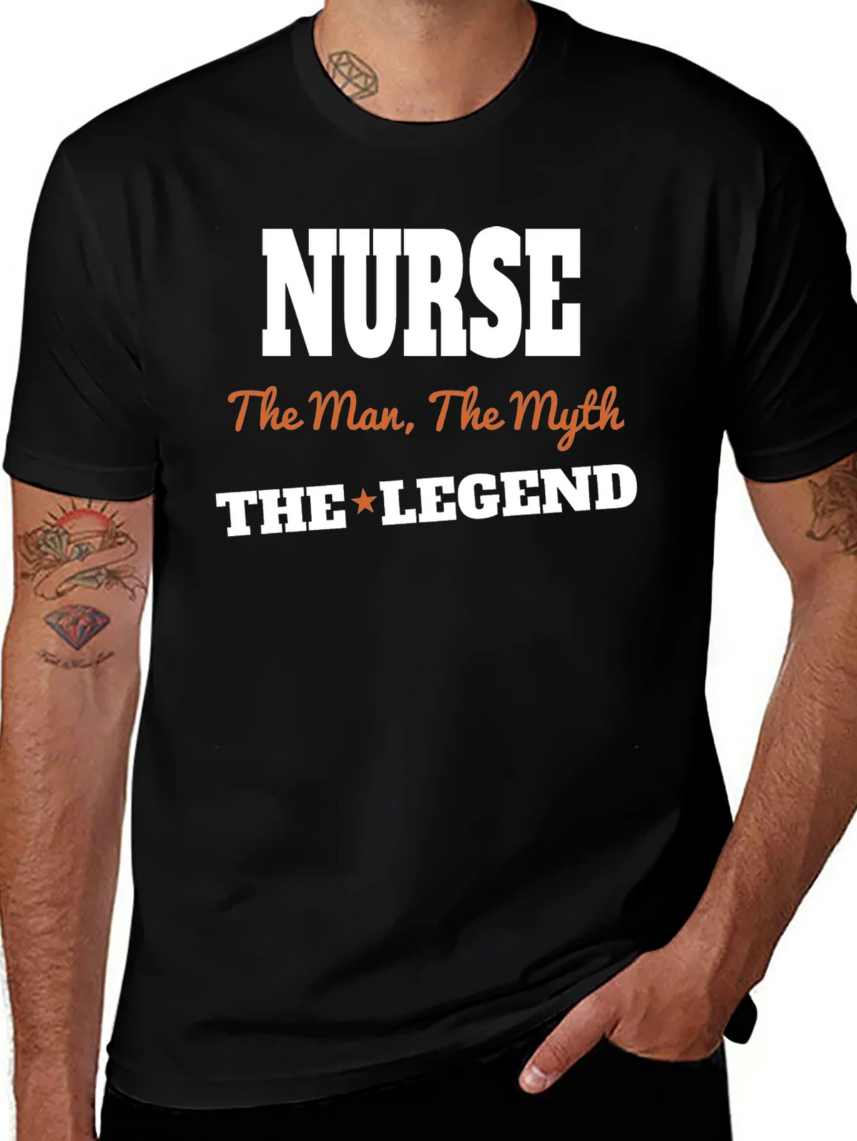 Nurse The Man Myth Legend T-Shirt product image 1