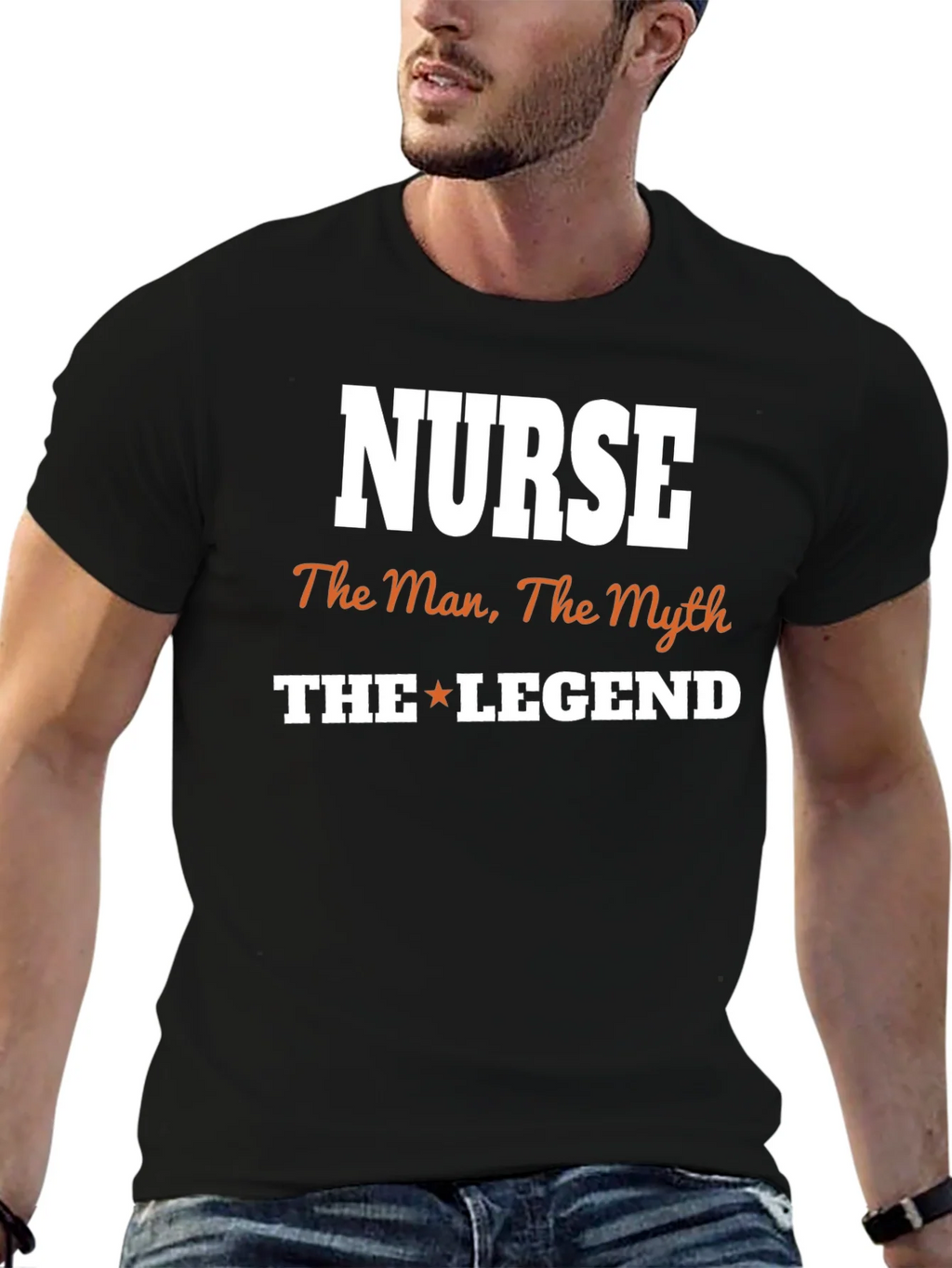 Nurse The Man Myth Legend T-Shirt product image 6