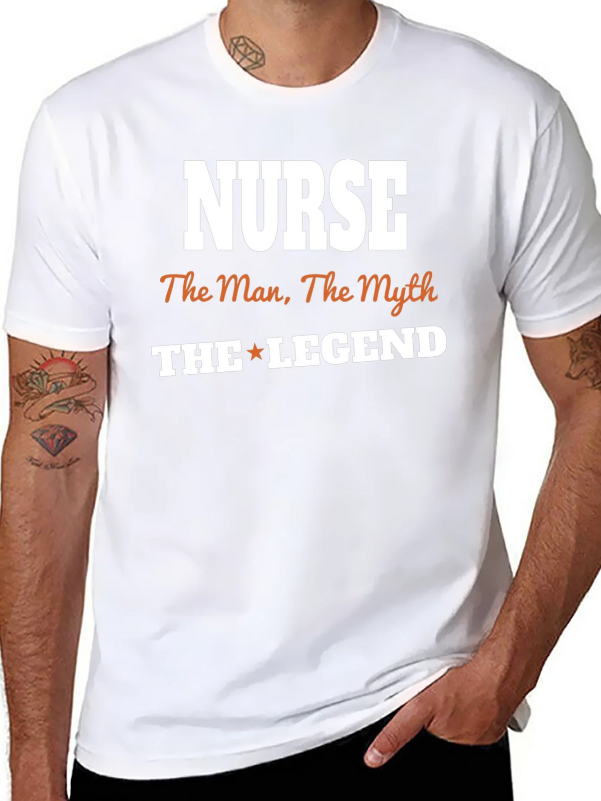 Nurse The Man Myth Legend T-Shirt product image 7