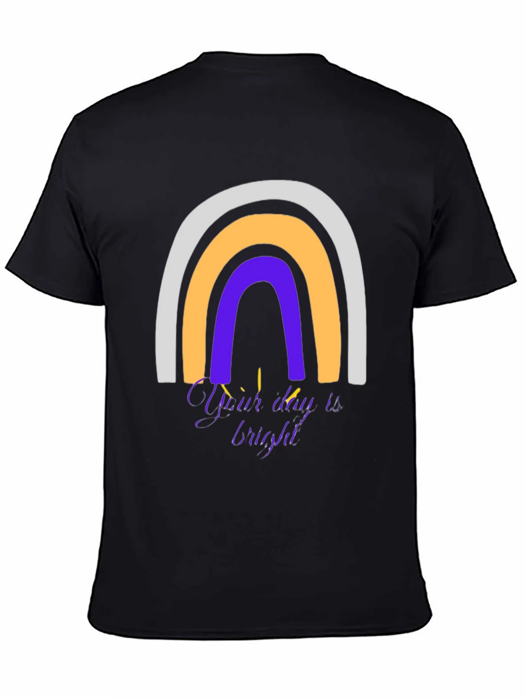 Rainbow Graphic T-Shirt - Your Day is Bright! product image 4
