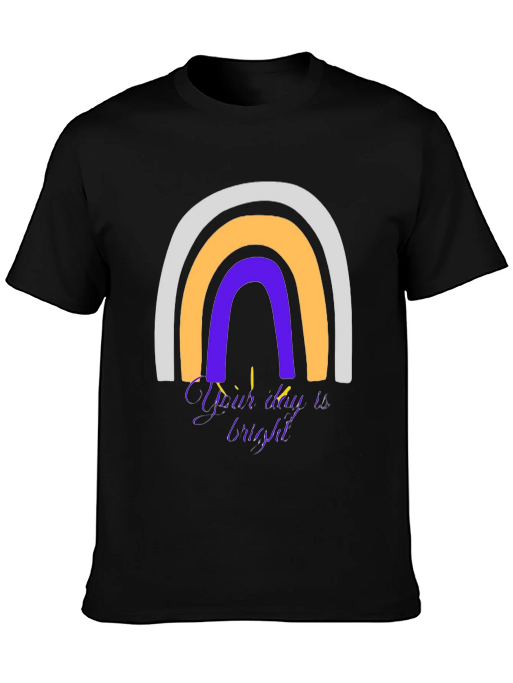 Rainbow Graphic T-Shirt - Your Day is Bright! product image 3