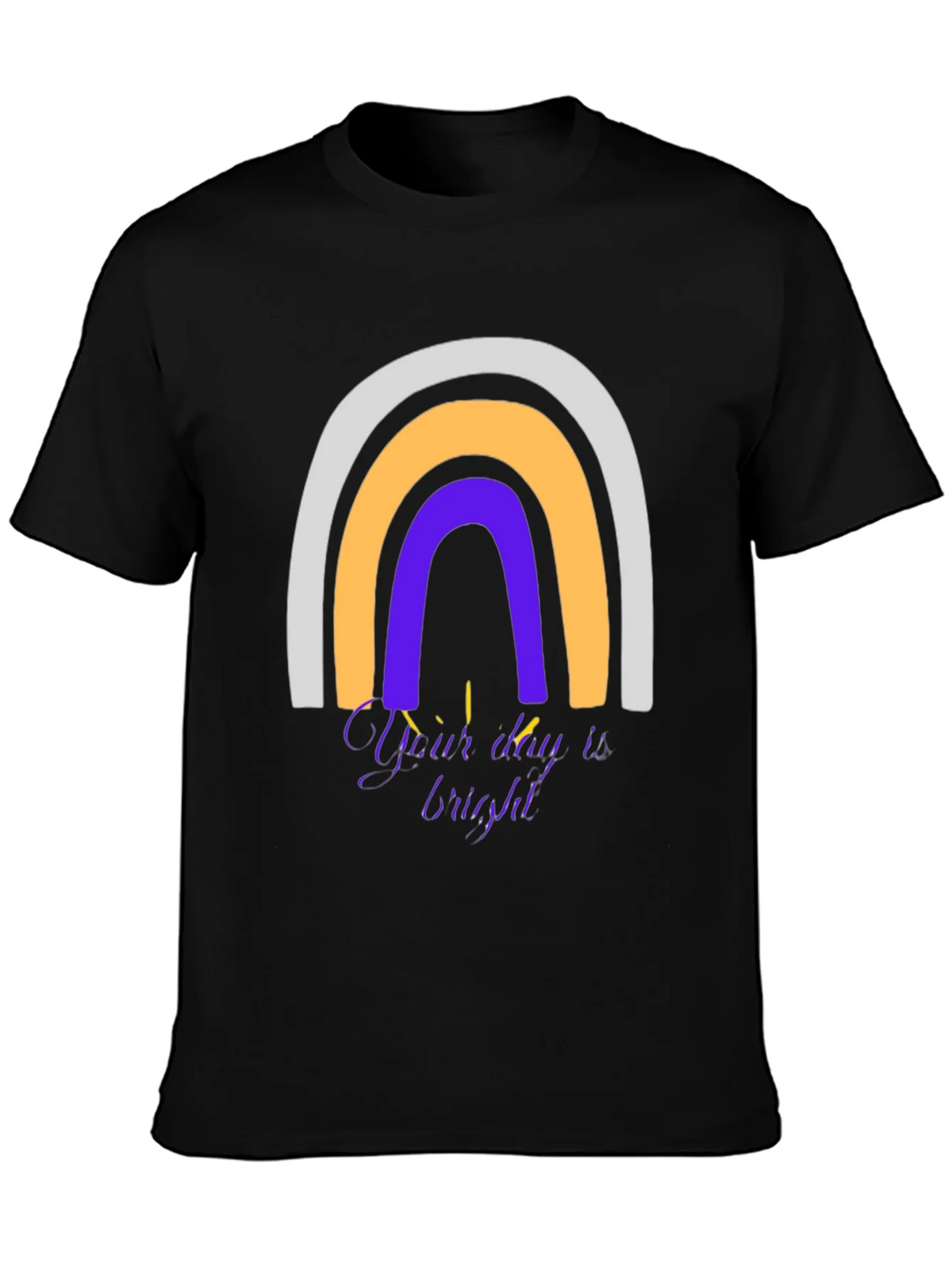 Rainbow Graphic T-Shirt - Your Day is Bright! product image 3