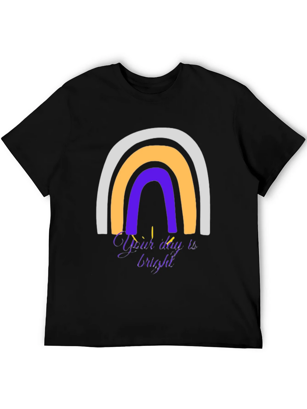 Rainbow Graphic T-Shirt - Your Day is Bright! product image 5