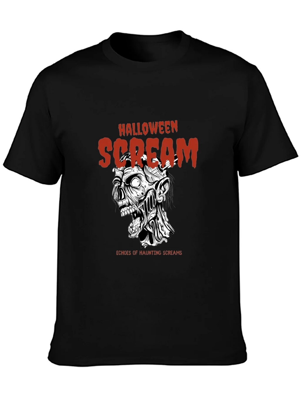 Halloween Scream T-Shirt Graphic Tee product image 3