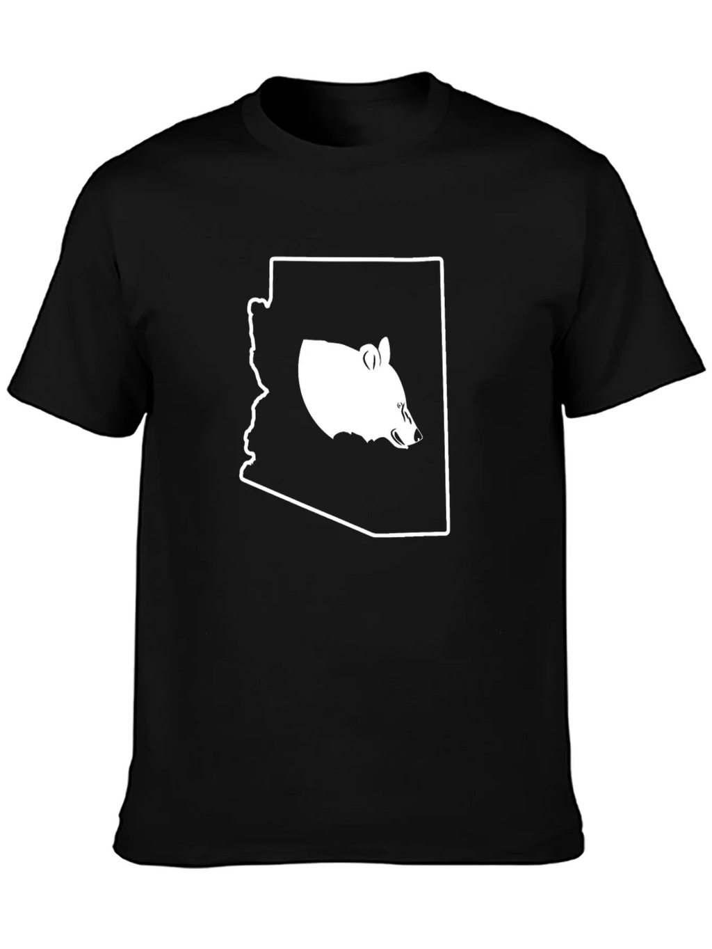 Arizona Bear Graphic T-Shirt - Black Cotton Tee product image 3