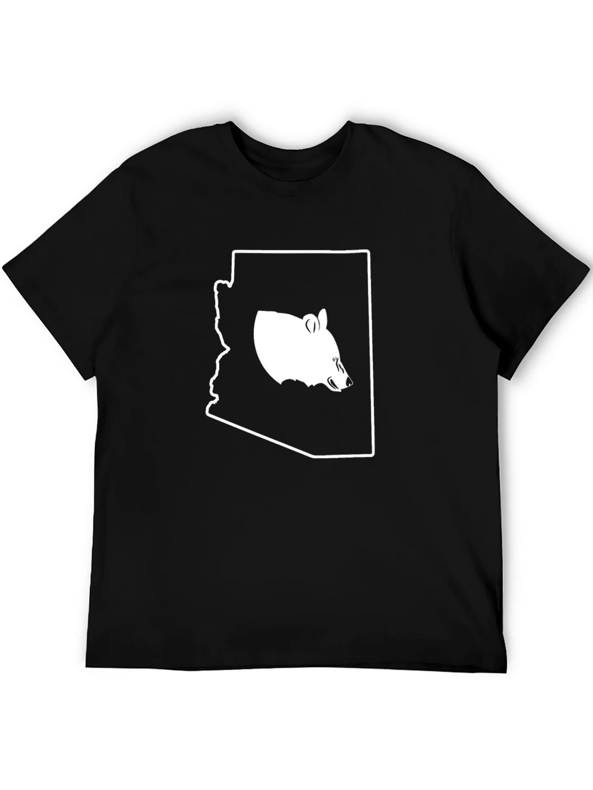 Arizona Bear Graphic T-Shirt - Black Cotton Tee product image 5