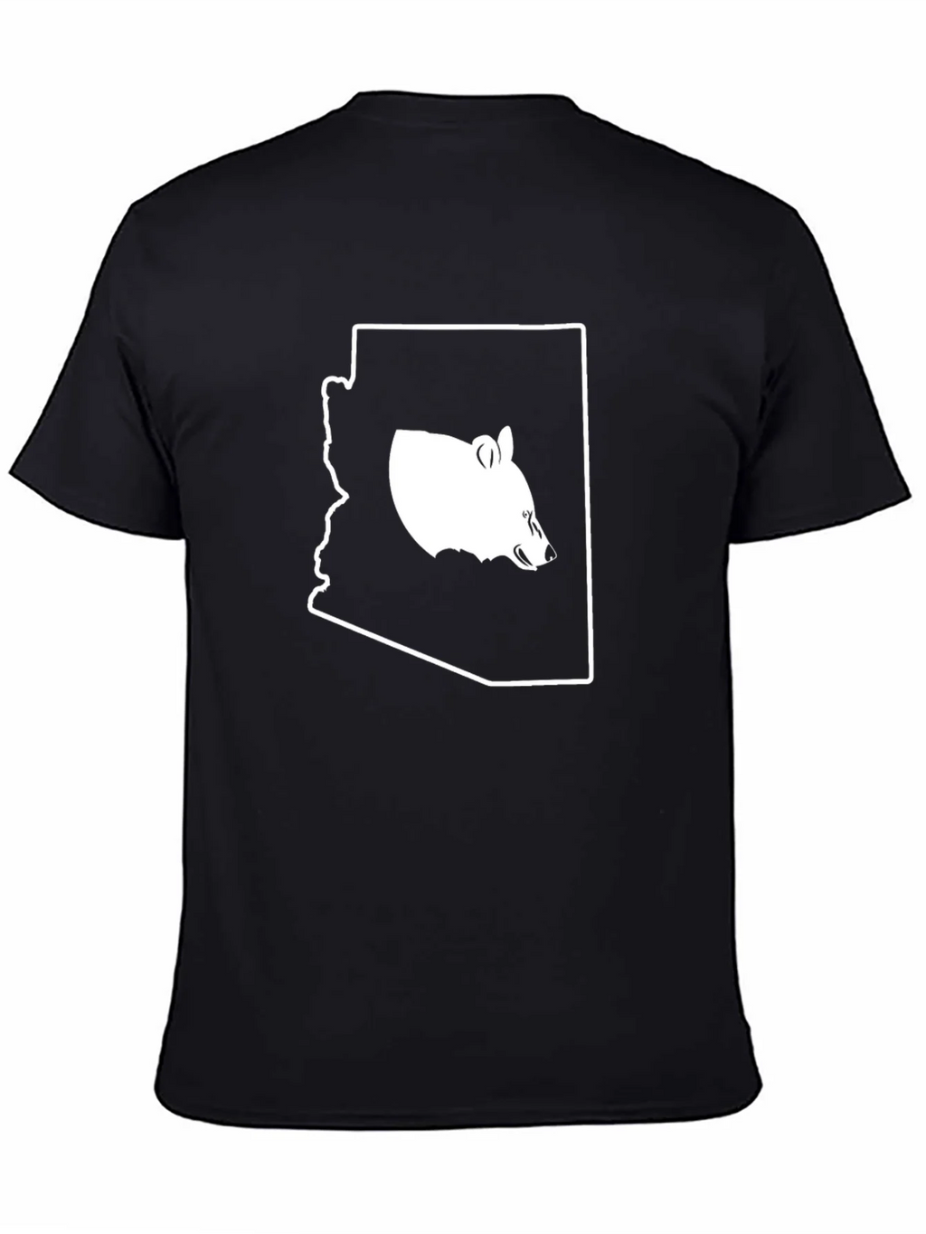 Arizona Bear Graphic T-Shirt - Black Cotton Tee product image 4