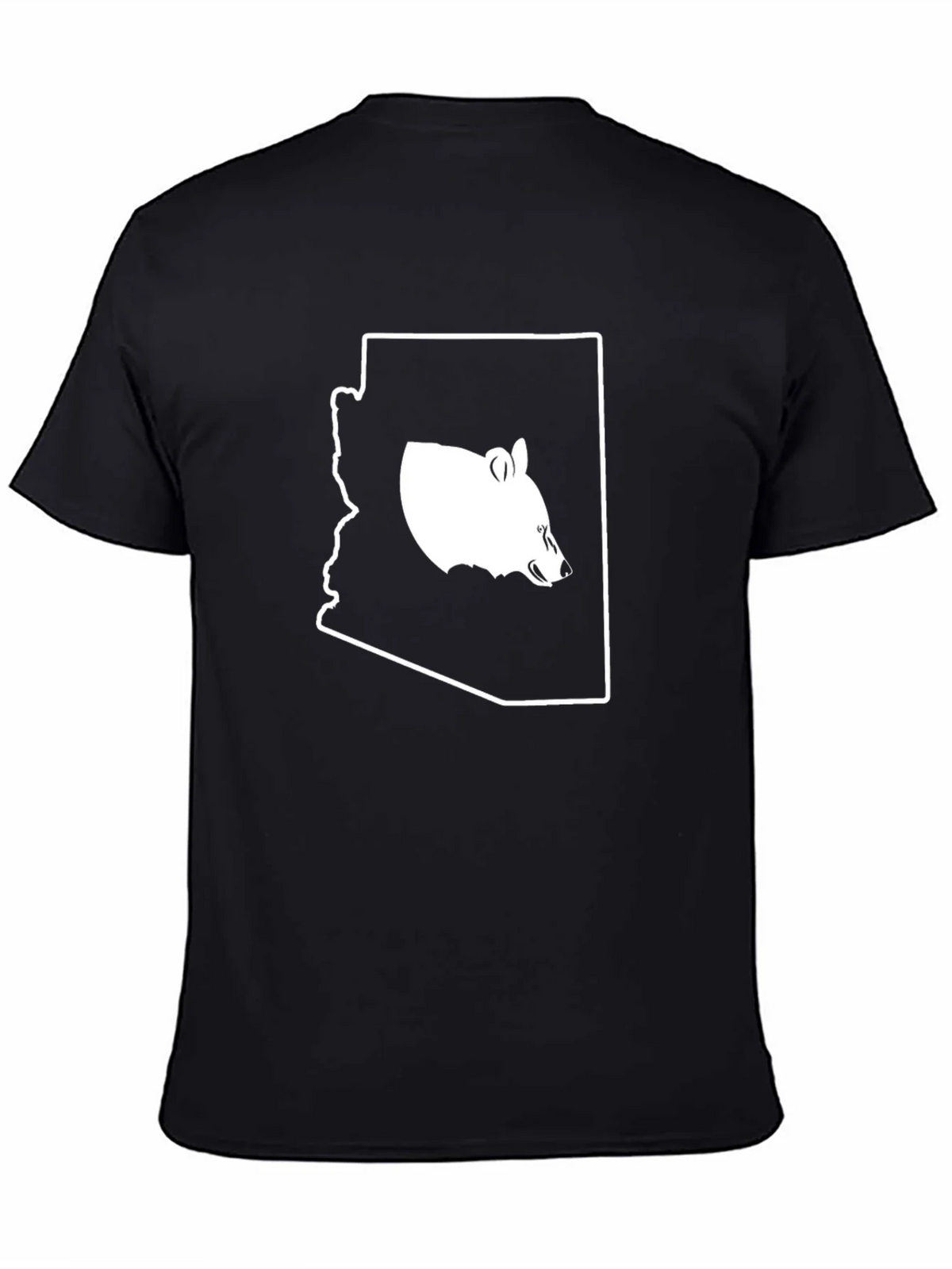 Arizona Bear Graphic T-Shirt - Black Cotton Tee product image 4