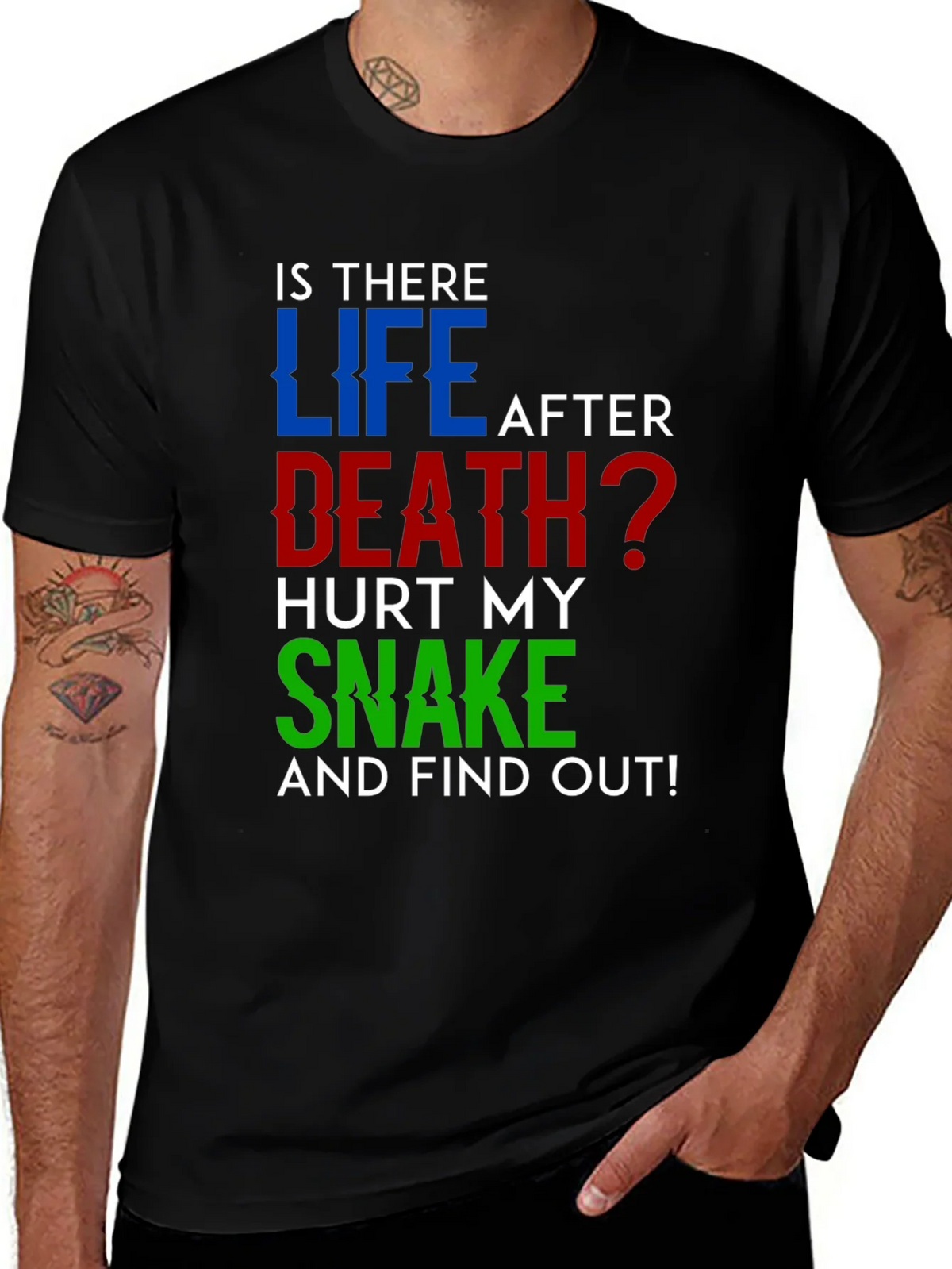 Is There Life After Death? Humor T-Shirt product image 1