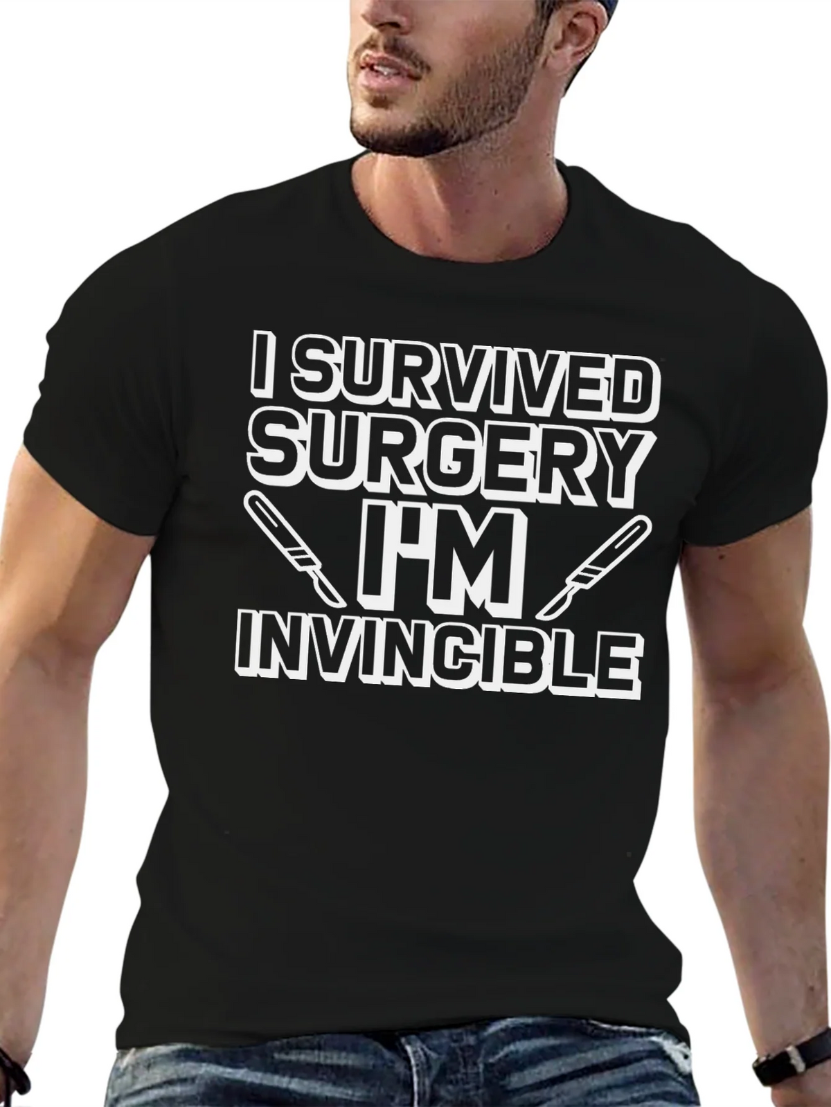 I Survived Surgery T-Shirt - Invincible Tee product image 6