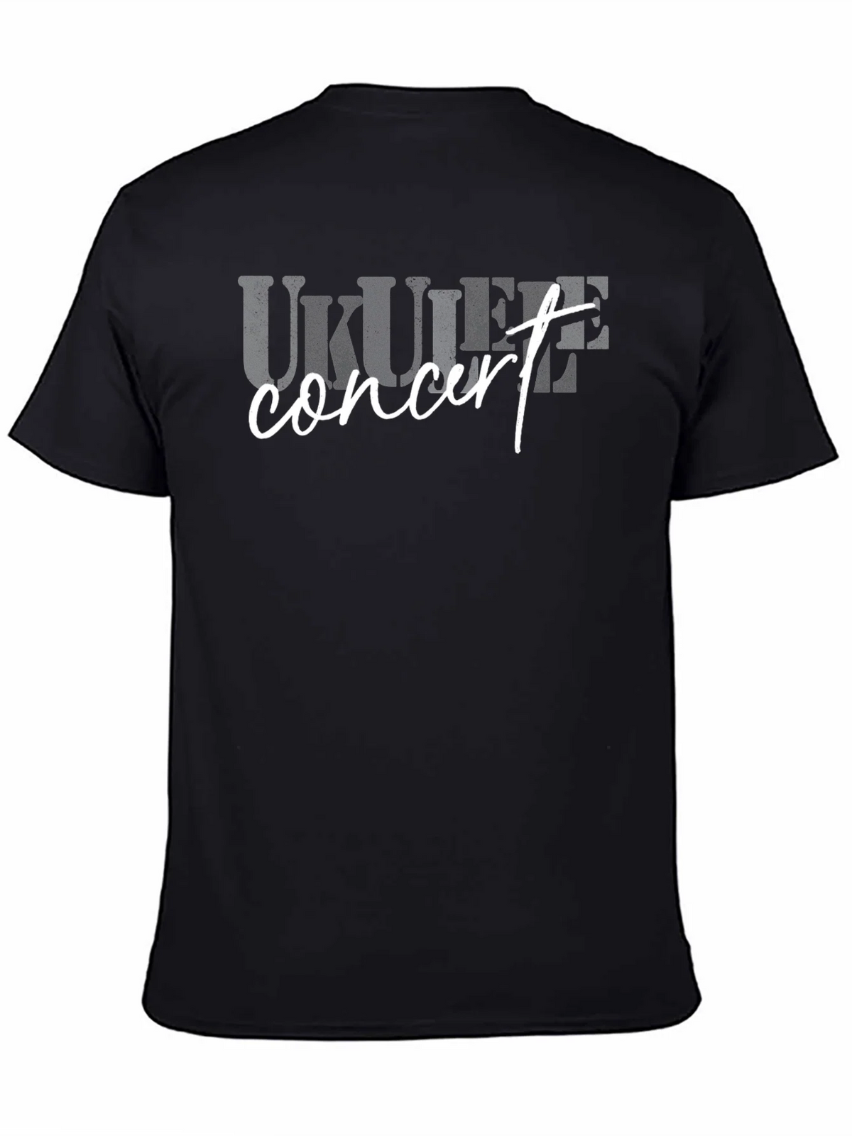 Ukulele Concert Black T-Shirt product image 3