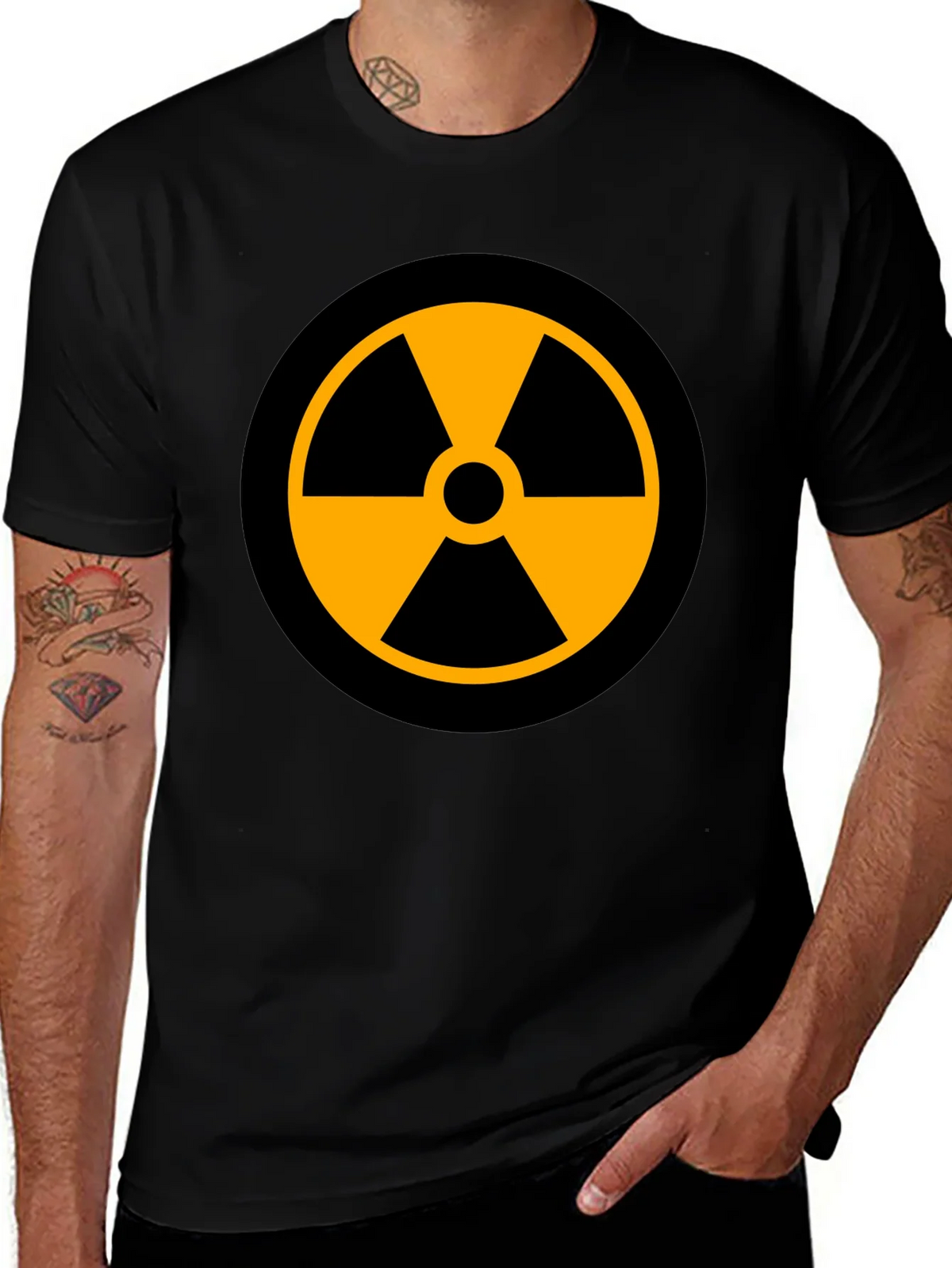 Radioactive Symbol Graphic Print T-Shirt product image 1