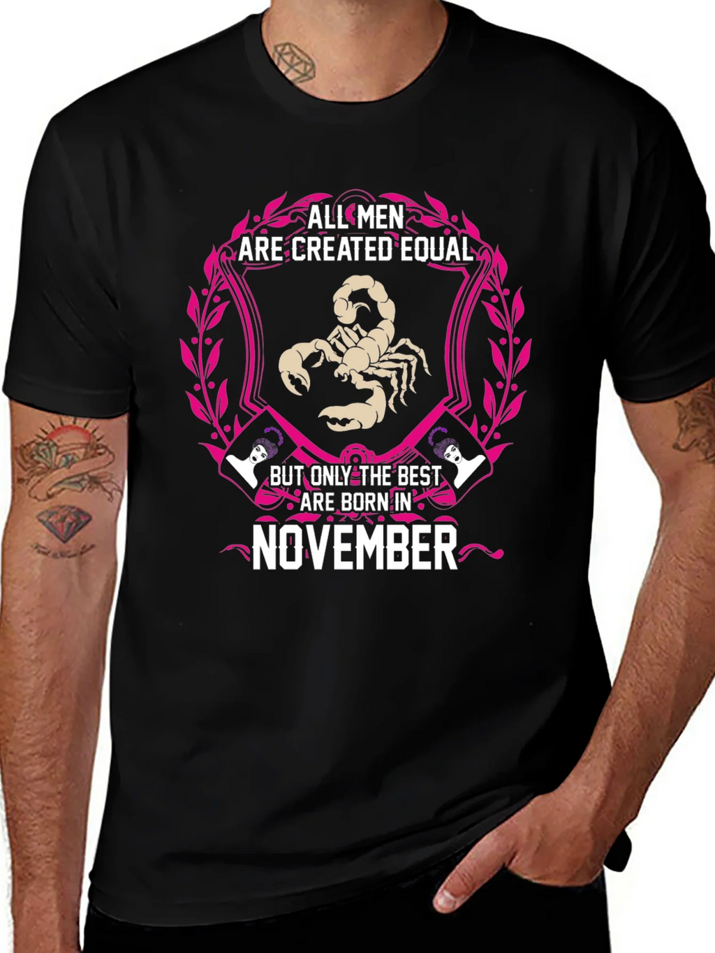 November Scorpio Zodiac Mens T-Shirt product image 1