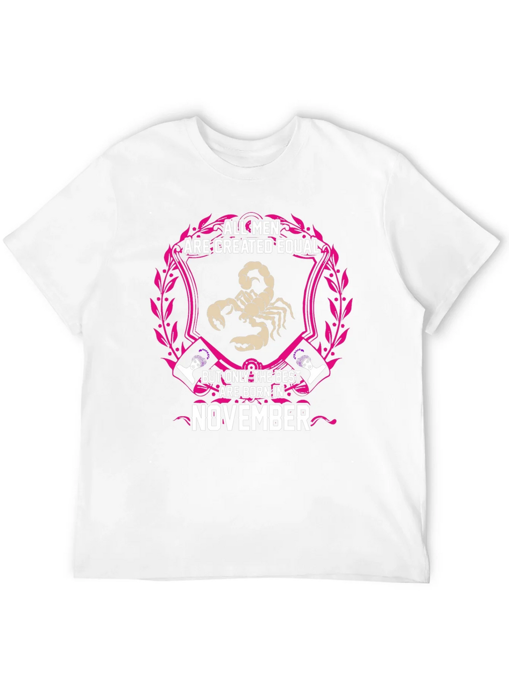 November Scorpio Zodiac Mens T-Shirt product image 11