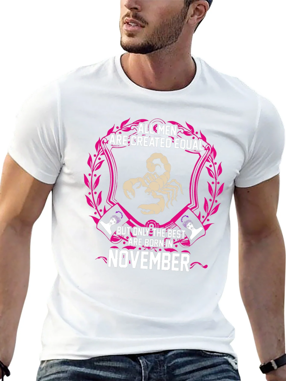 November Scorpio Zodiac Mens T-Shirt product image 12