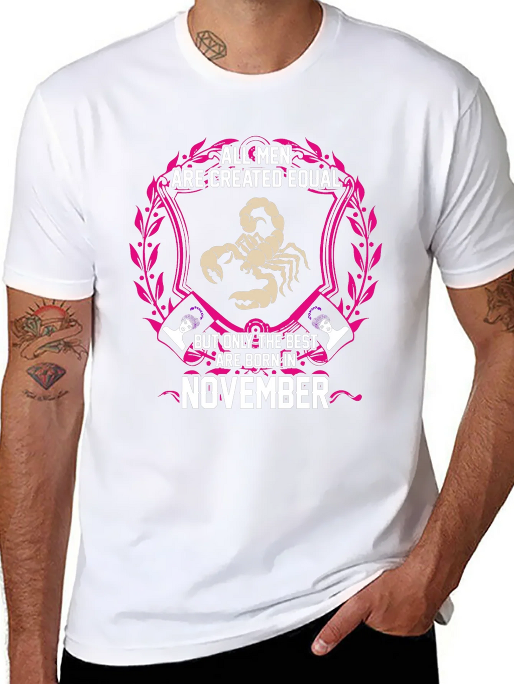 November Scorpio Zodiac Mens T-Shirt product image 7