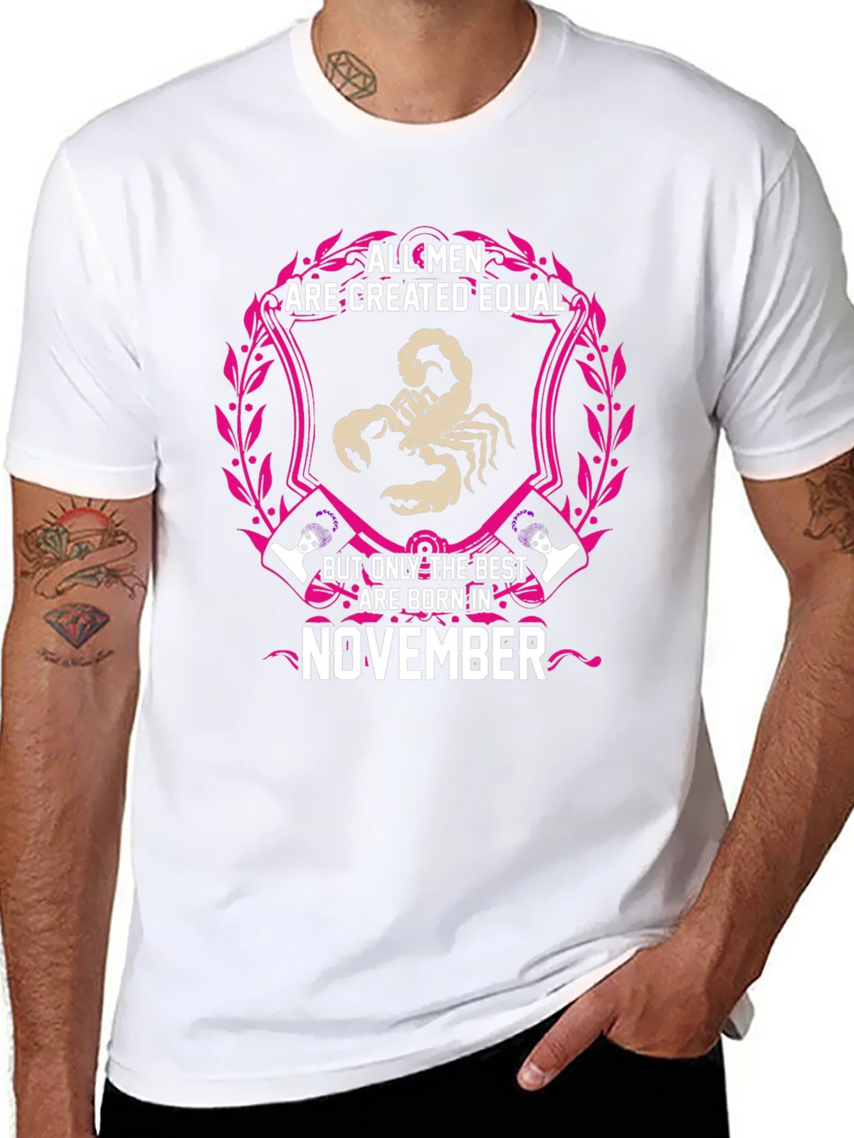 November Scorpio Zodiac Mens T-Shirt product image 7