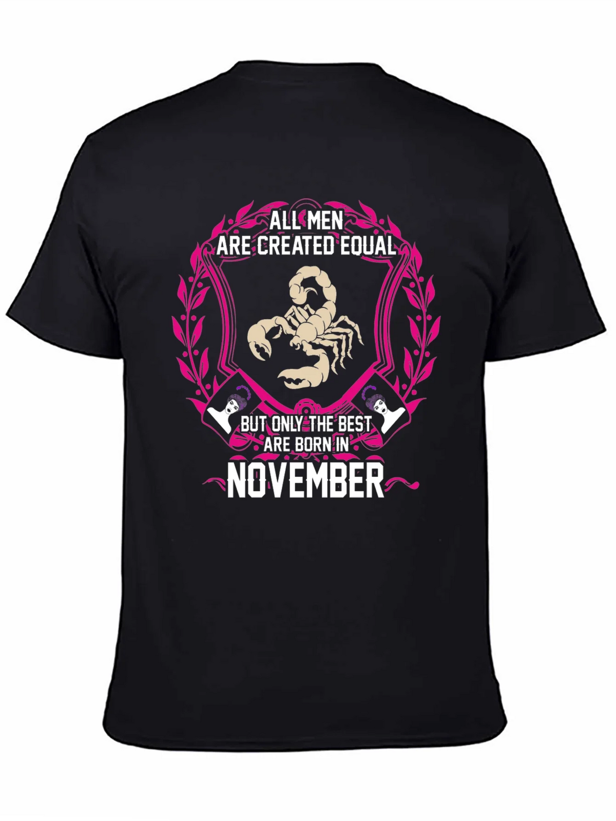 November Scorpio Zodiac Mens T-Shirt product image 4